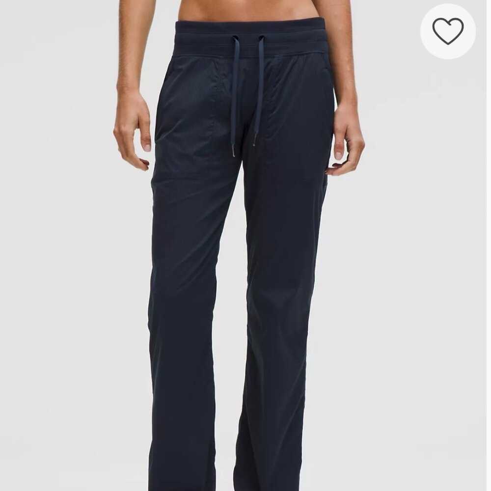 Lululemon Dance Studio Mid-Rise Pants - Size 6 - in Navy Blue
